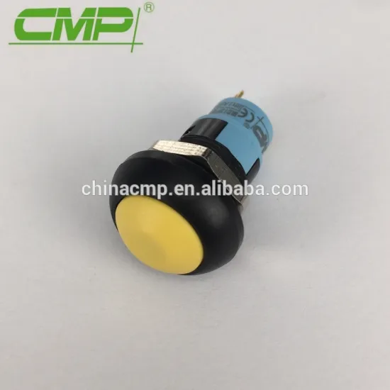 Panel Hole 12mm Self-locking Plastic Doorbell Push Button Switch