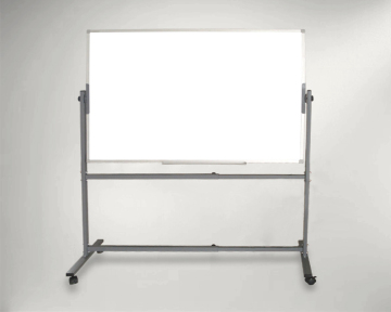 Mobile Ceramic Double Sided Whiteboard