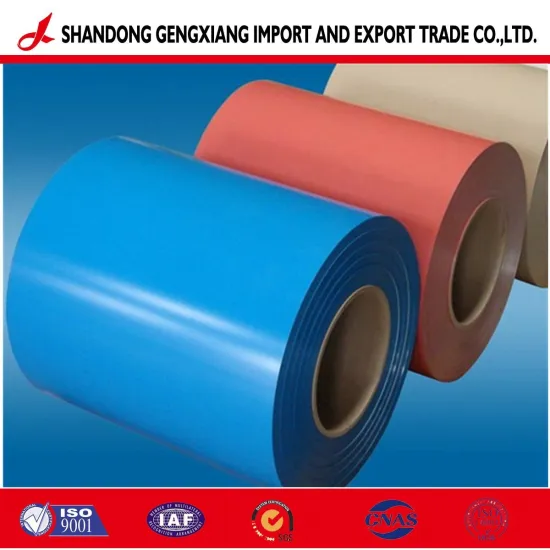 PPGI Color Coated Corrugated Roofing Sheets Steel in Coil