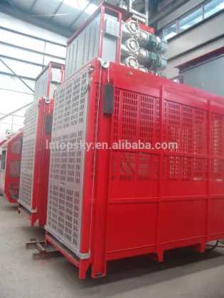 Construction lifter, building hoist, elevator