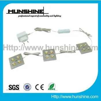 3*1.2 watts square 12v dc smd led lamp