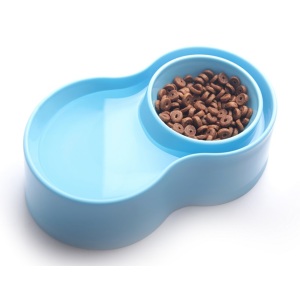 Anti-Ant Plastic Pet Bowl - Blå