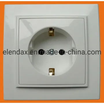 Белый/Priza 2p+E 10/16A Розетка Schuko (F8010)