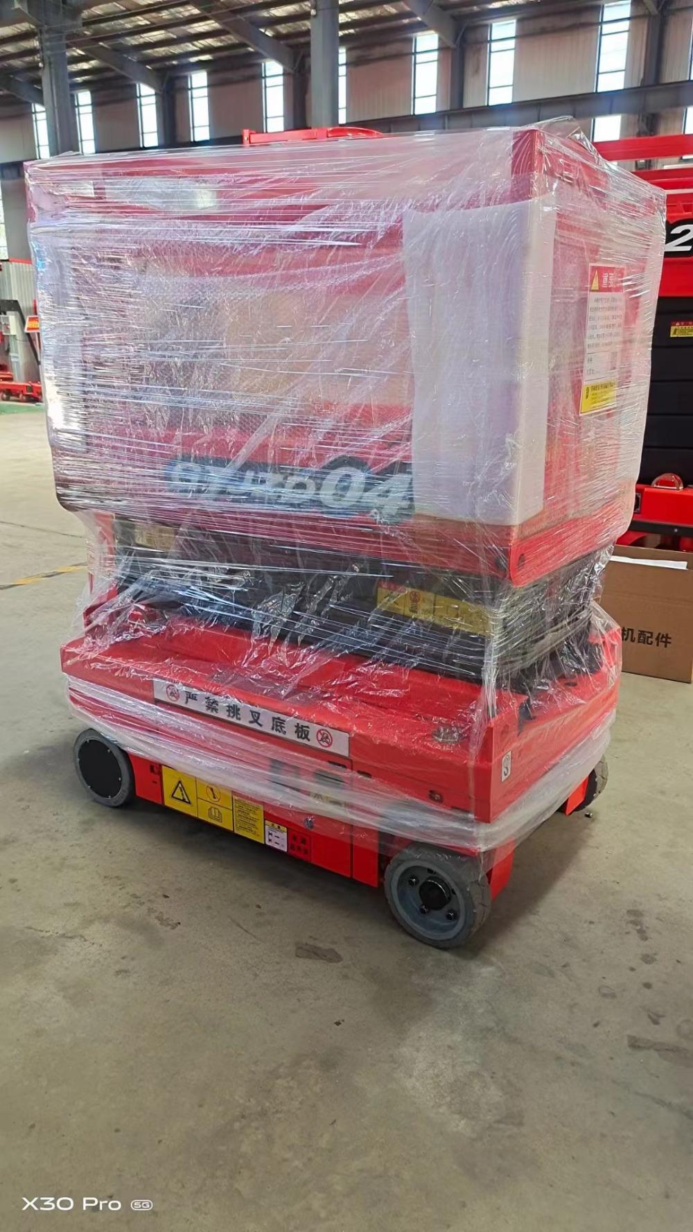 Electric Scissor Lift Portable Self Propelled Man Lift