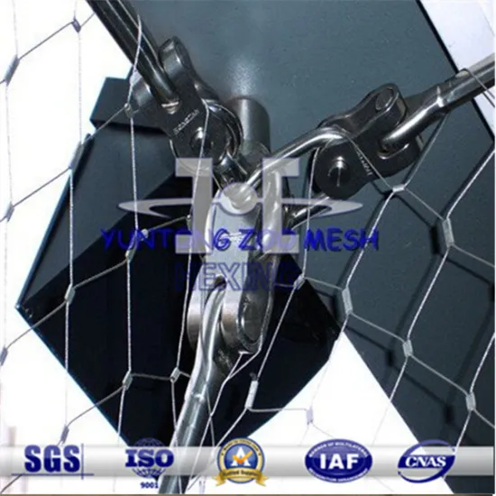 Stainless Steel Wire Rope Mesh Net With Knots