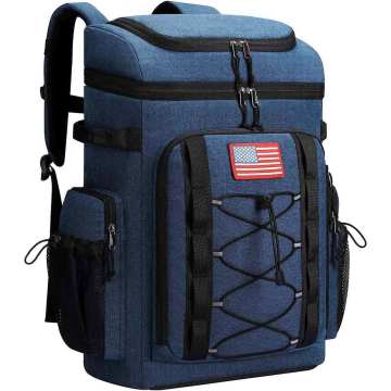 Custom Logo Portable Thermal Insulation Backpack Cooler for Travel and Picnic
