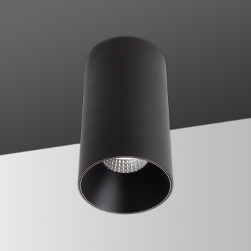 Downlight LED montado en superficie de cilindro redondo comercial de 15w