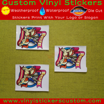 UV protect weatherproof vinyl custom design your own sticker