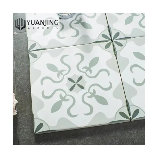 Non-Slip Nordic Style 200x200mm Matte Glazed Ceramic Wall and Floor Tiles for Bathroom, Kitchen, and Balcony