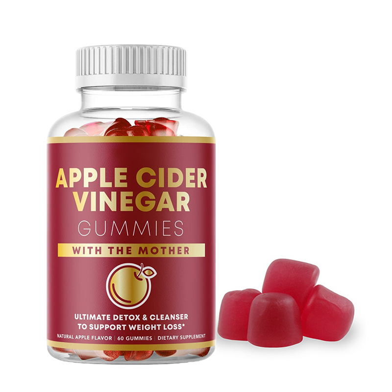 OEM/ODM Vegan Healthy Appetite Suppressant Weight Loss Gummy Candy Apple Cider Vinegar Gummies with Mother