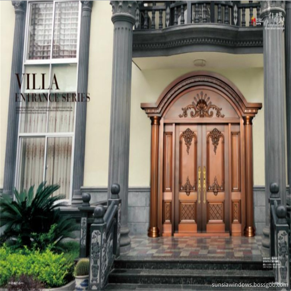 Villa Entrance Series Brass Door Villa Entrance Series Brass Door