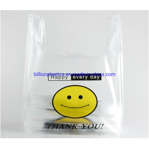 Direct Factory Colored Small HDPE Side Gusset T-Shirt Plastic Heavy Duty Bags