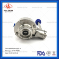 Threaded Stainless Steel Sanitary Butterfly Valve