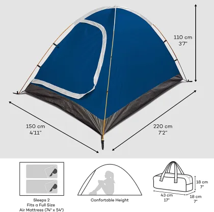 Quick Setup Waterproof Tent for 3-4 People - Ideal for Mountaineering