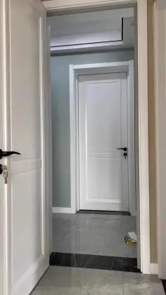 Outdoors Baking Varnished Doors