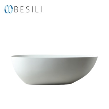 Modern Bathroom: Deluxe Hotel Artificial Stone Oval Bathtub