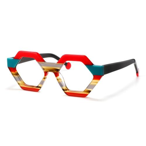 Colourful Acetate Optical Personalised Myopic Glasses Frame