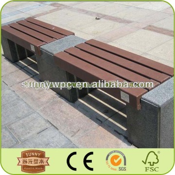 Solid outdoor wpc chair