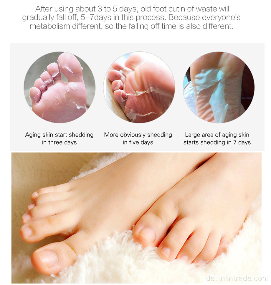 Füße Maske exfoliante Peeling Maske Fuß Hautpflege