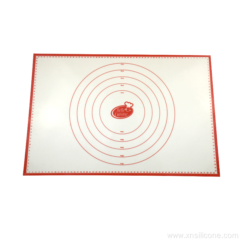 Eco-friendly non-slip rolling silicone baking dough mat