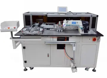 Automatic Shirt Pocket Attaching Sewing Unit