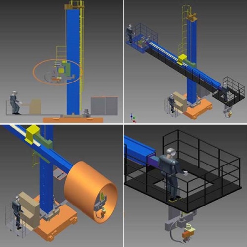 Side Guide Welding Column and Boom