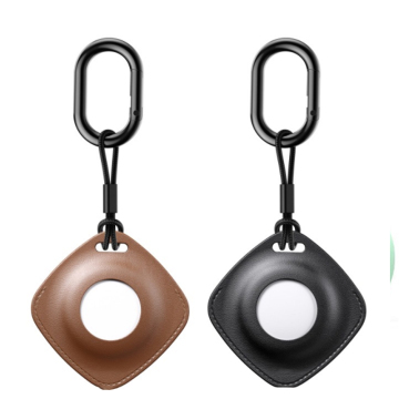 Title: "Magnetic Leather Double Protection Cover for Airtags