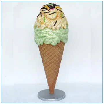 Market Decoration Large Fiberglass Ice Cream Statue