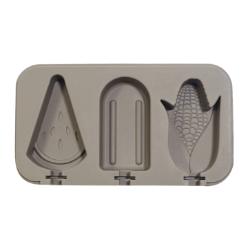 Cartoon Ice Cube Pop Ball Maker Tray with Lid - Silicone Popsicle Ice Cream Mold for Kids