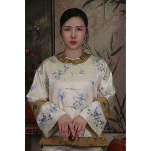 Brocade y orquídeas