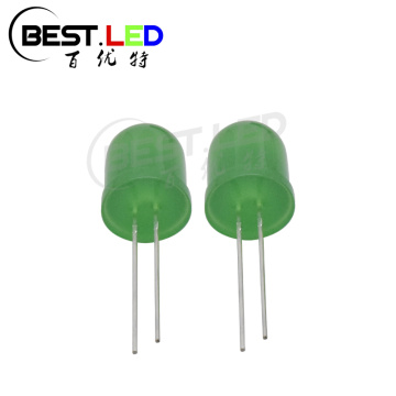 Diffused Green 10mm LED Super Bright LED