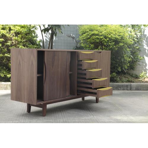 Wood Cabinet Finn Juhl walnut livingroom cabinet Manufactory