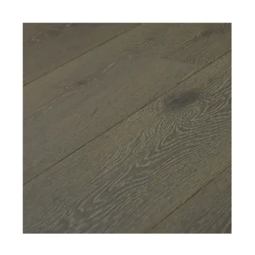 Favorable Price: 3-Layer vs Hardwood 3-Ply Engineered Oak Wood Flooring with Grey Stain and UV Lacquer