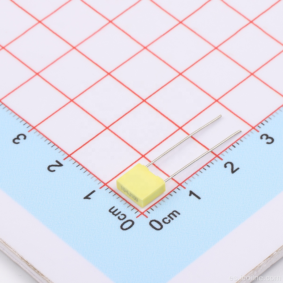 Capacitor de tipo de caja 104J100V 0.1UF 10NF 100V P5MM