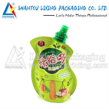 LIXING PACKAGING vivid spout pouch, vivid spout bag, vivid pouch with spout, vivid bag with spout, vivid spout pouch bag