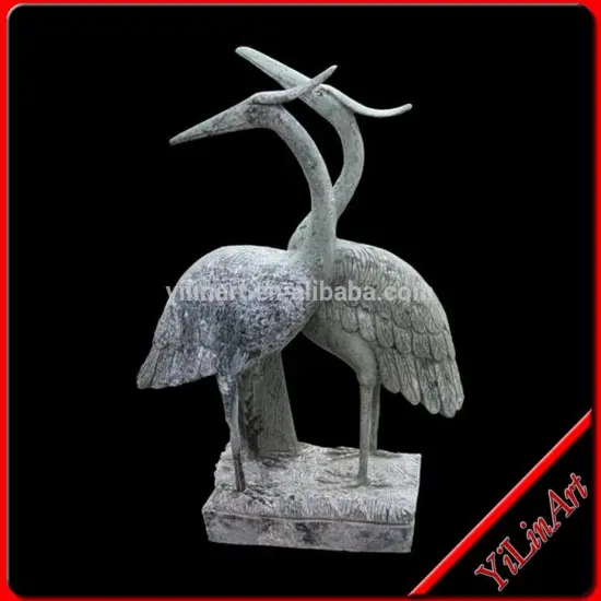 Pair Of Marble Crane(YL-D043)