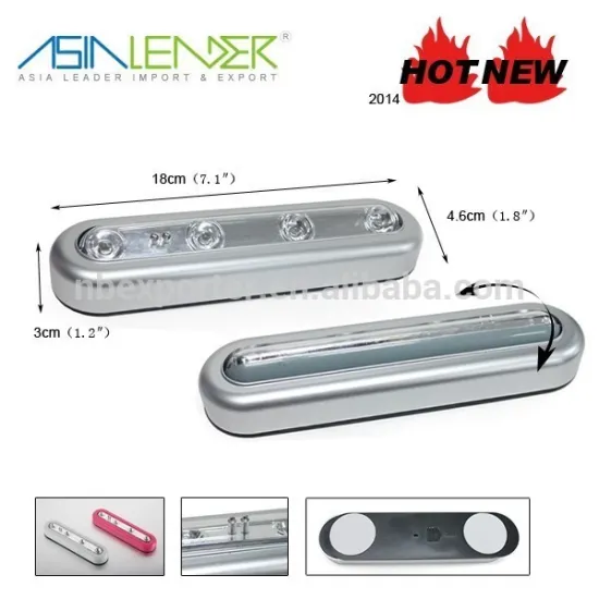 4LED Strip Shape Touch Light