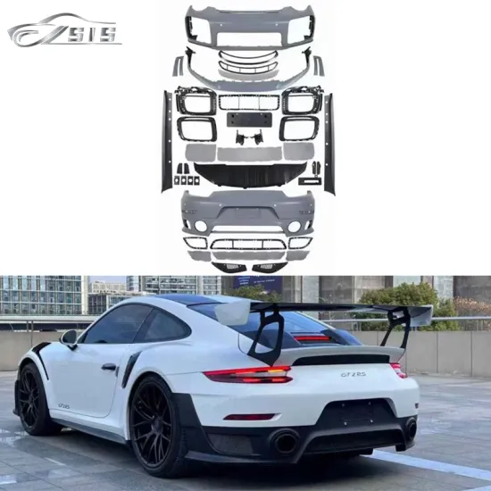 991 GT2 RS Style Facelift Bumper Side Skirt Exhaust Tips Kit