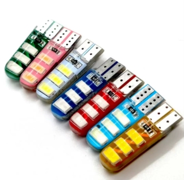 Multi-Color Changing T10 5050 6SMD LED Car Light Lamp (Red, Green, White, Pink, Yellow)