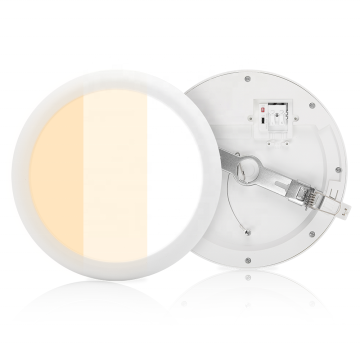 Plafond de downlight à LED moderne 18W avec capteur de micro-ondes blanc frais blanc et blanc chaud IP44 Classé