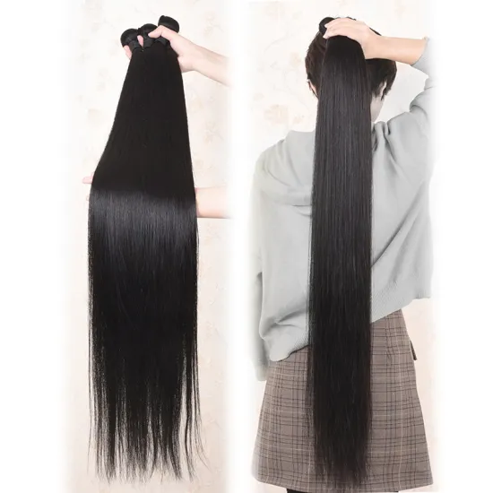 32 34 36 Inch Raw Vietanmese Human Hair Extension Virgin Cuticle Aligned Wholesale Human Hair Bundles Vendor Extensions