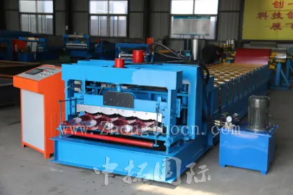Colored Glaze Steel Building Material Making Machinery