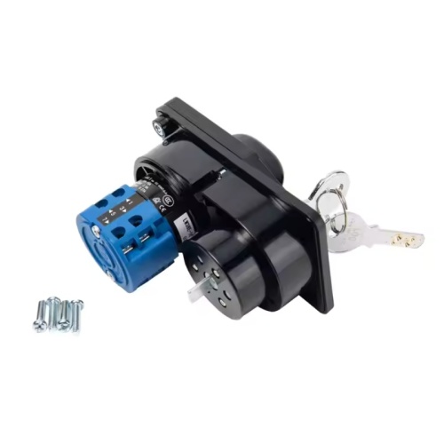 Four-hole universal changeover switch with panel