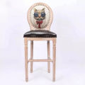 Vintage Style Solid Wood Bar Chair Stools