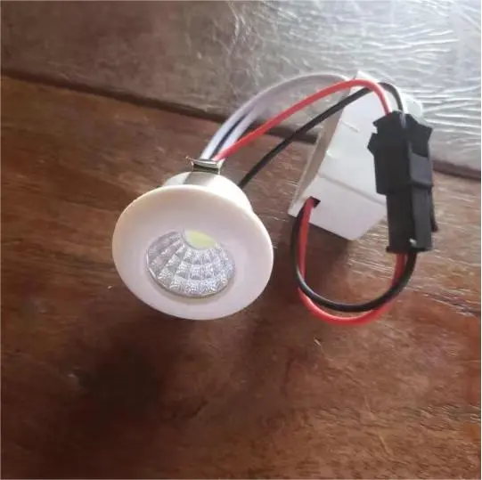 Mini LED Small Spotlight: Embedded COB Wine Cabinet Lamp, 3W Concealed Ceiling Lamp