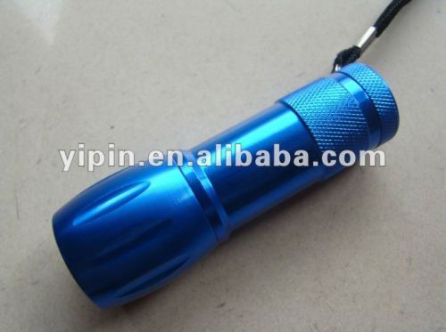 aluminum led flashlight, Promotion Torch, 9led Flashlight, Aluminum torch, Bowling flashlight
