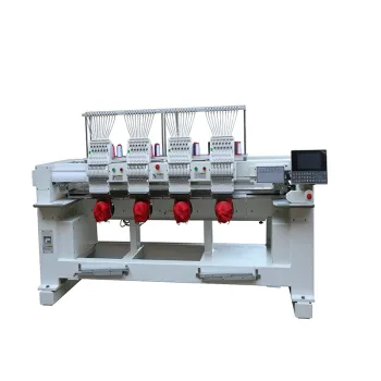 Home Computer Embroidery Machine: Four Head 12 Needles Multifunctional Embroidery Solution