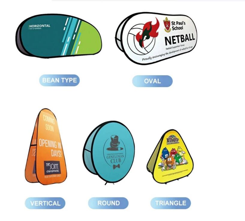 style of pop up banner