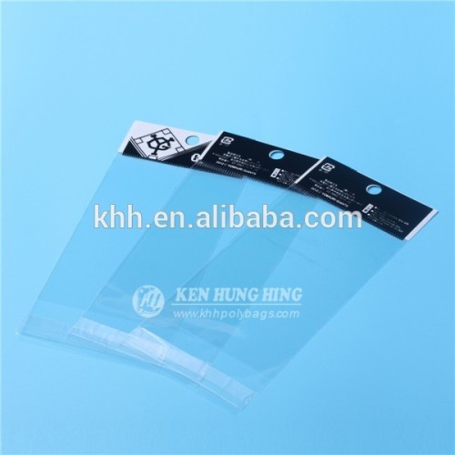 Self-adheasive OPP Plastic Header Bag with Header