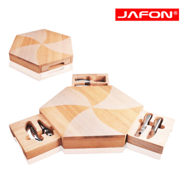 2014 various style funny cheese knife with wooden handle KC102-H09